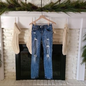 Tricot Straight Leg Jeans